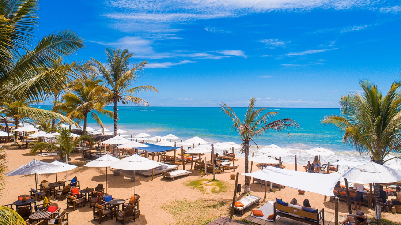 Beach Club Travel Inn Trancoso restaurante e serviço de praia/Divulgação
