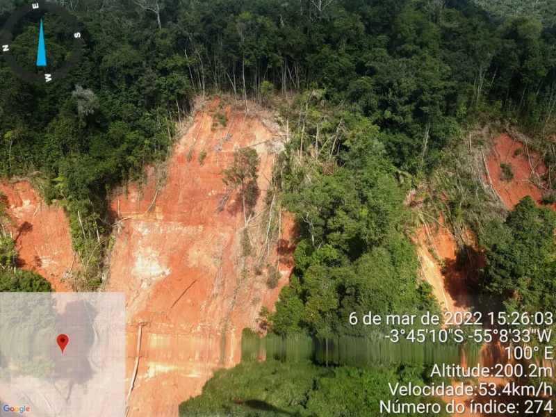 Foto: Flona do Tapajós registra poucos casos de desmatamento, eventos climáticos são maiores responsáveis